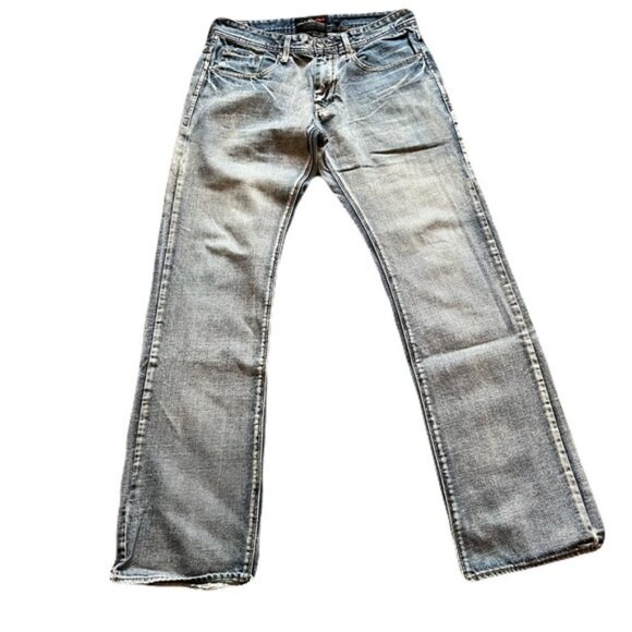 Projeckt Raw 32 x 32 Medium Wash Straight Leg Jeans - Picture 1 of 5